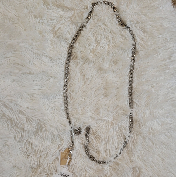 Michael Kors Accessories - Women's Micheal Kors Logo Metal Chain Belt Y2k